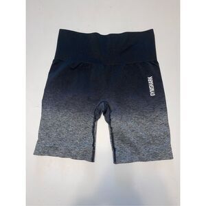 Gymshark Women's Shorts Size M Adapt Ombre Seamless Activewear Workout Black